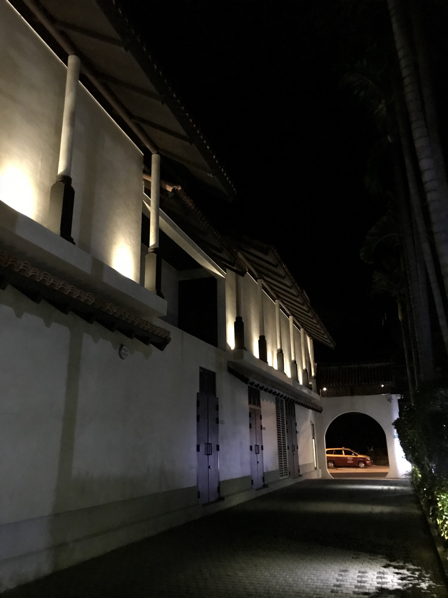 Apple iPad Pro (10.5-inch) sample photo. Illuminated walkway  photography
