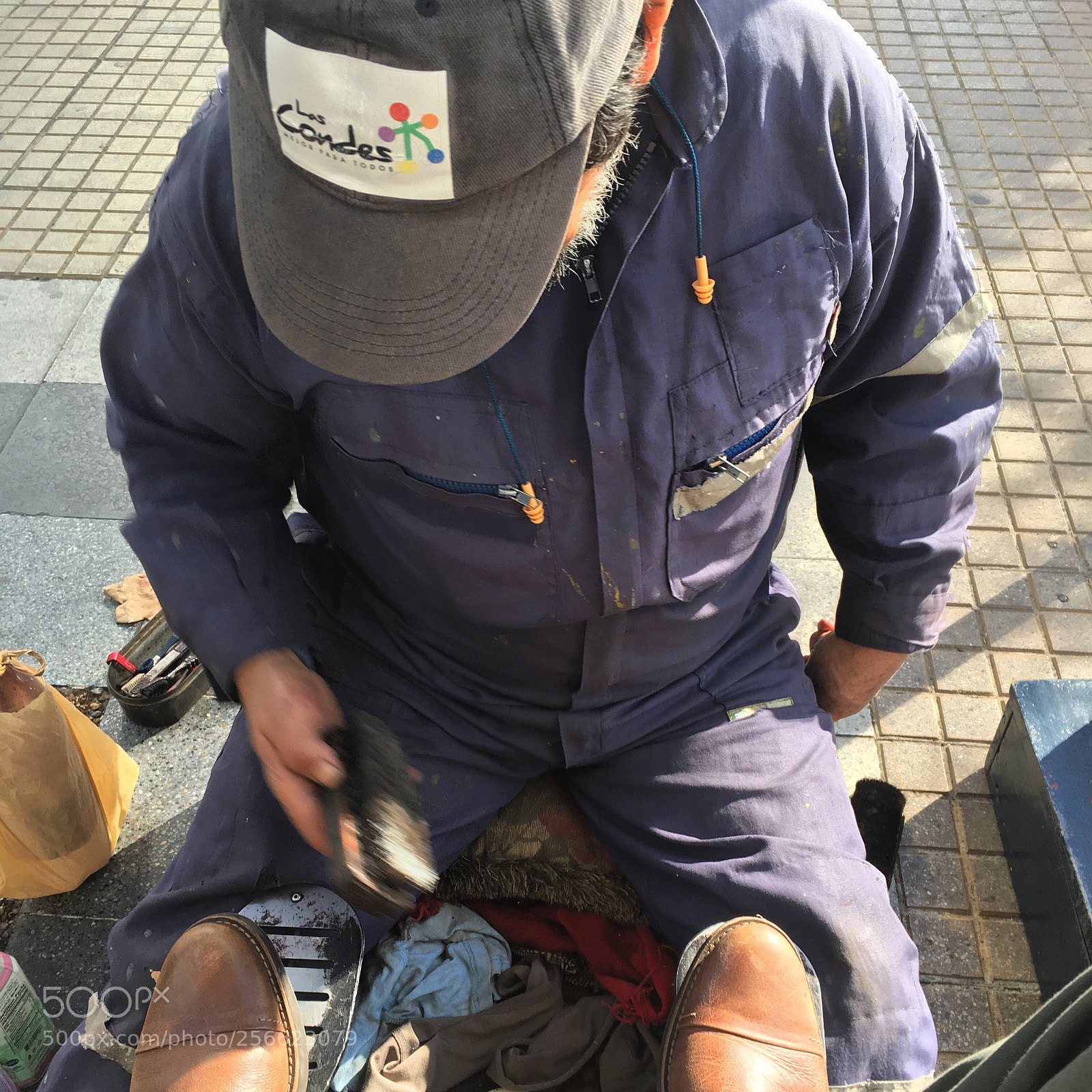 Apple iPhone 6s sample photo. Shoe shine photography