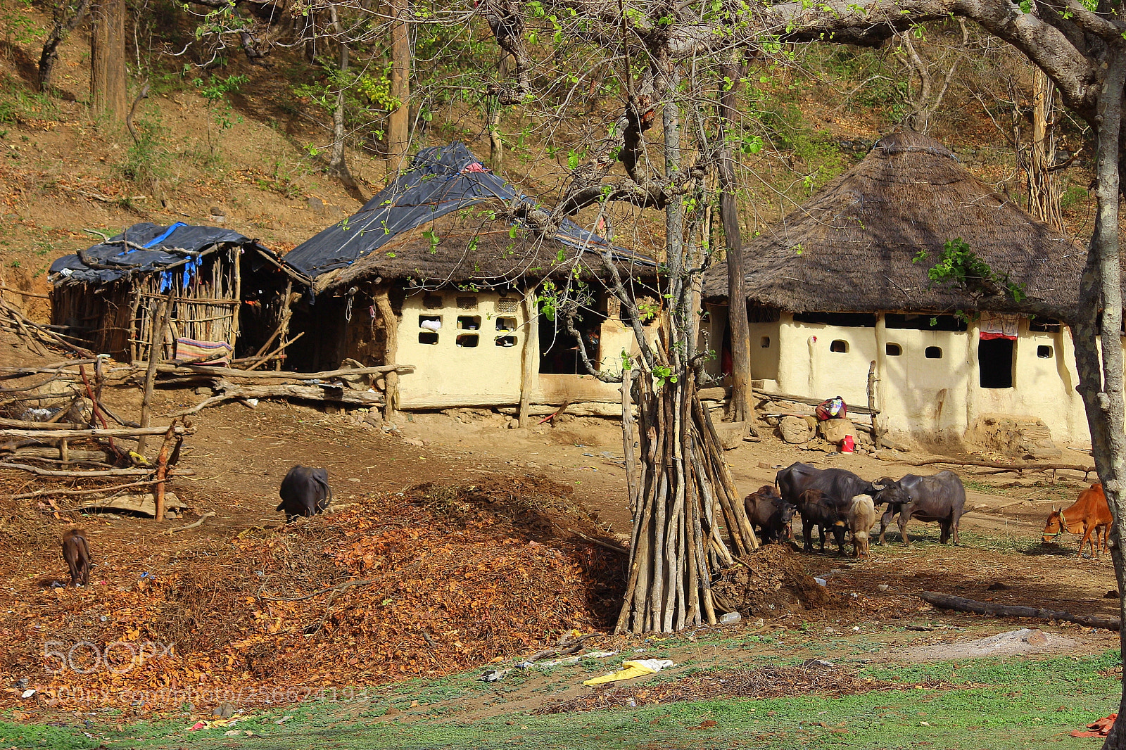 Canon EF-S 55-250mm F4-5.6 IS II sample photo. Mountain village photography