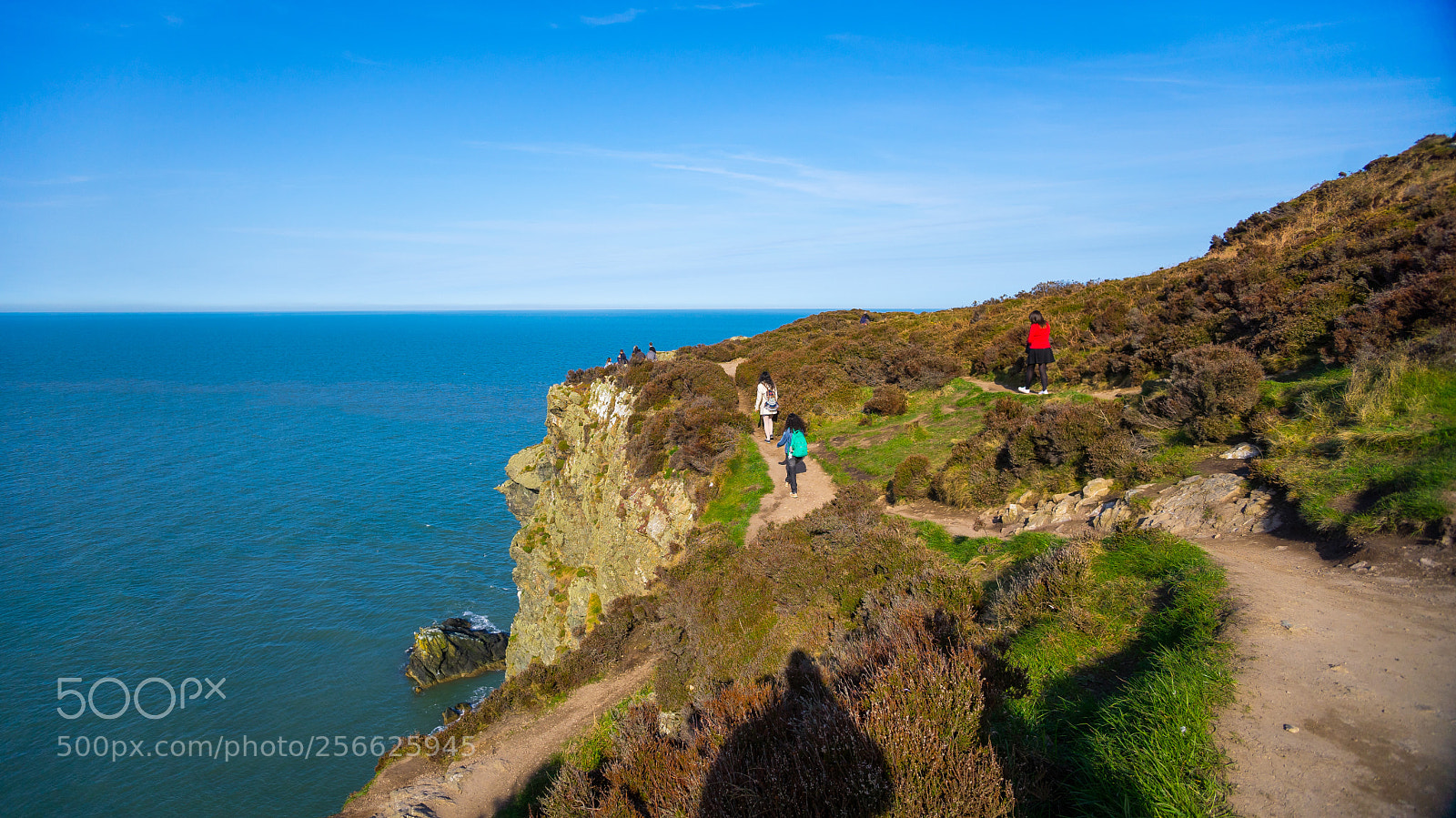 Sony a7 sample photo. Howth cliffs photography