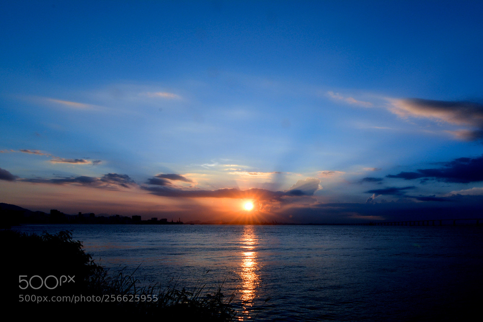 Nikon D7100 sample photo. Sunset in guanabara bay photography