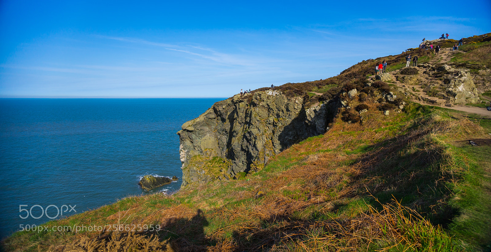 Sony a7 sample photo. Howth cliffs photography