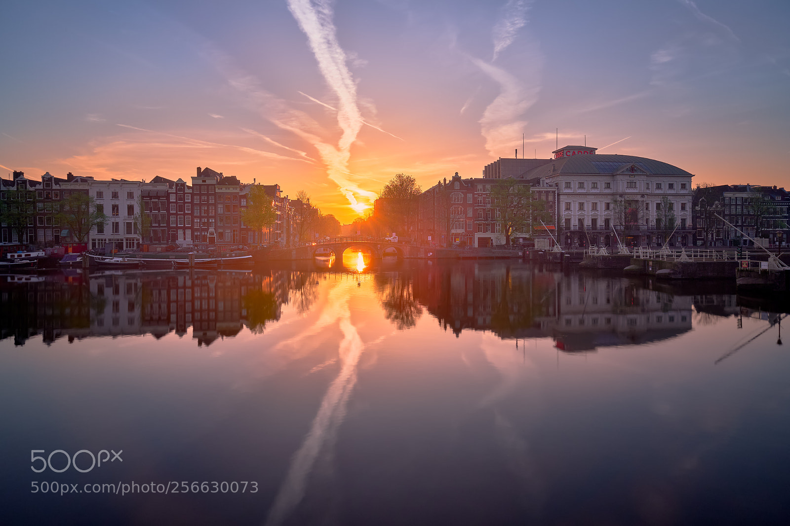 Fujifilm X-T2 sample photo. Sunrise over amstel river 2 photography