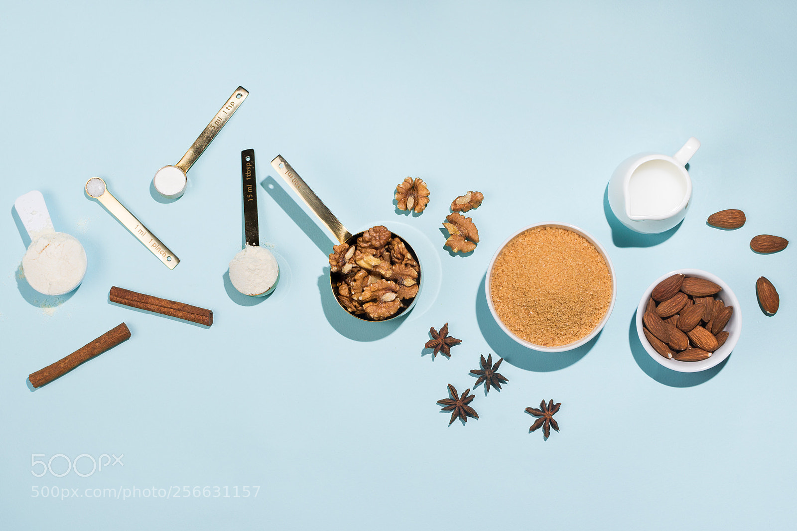 Nikon D610 sample photo. Various products for bakery photography