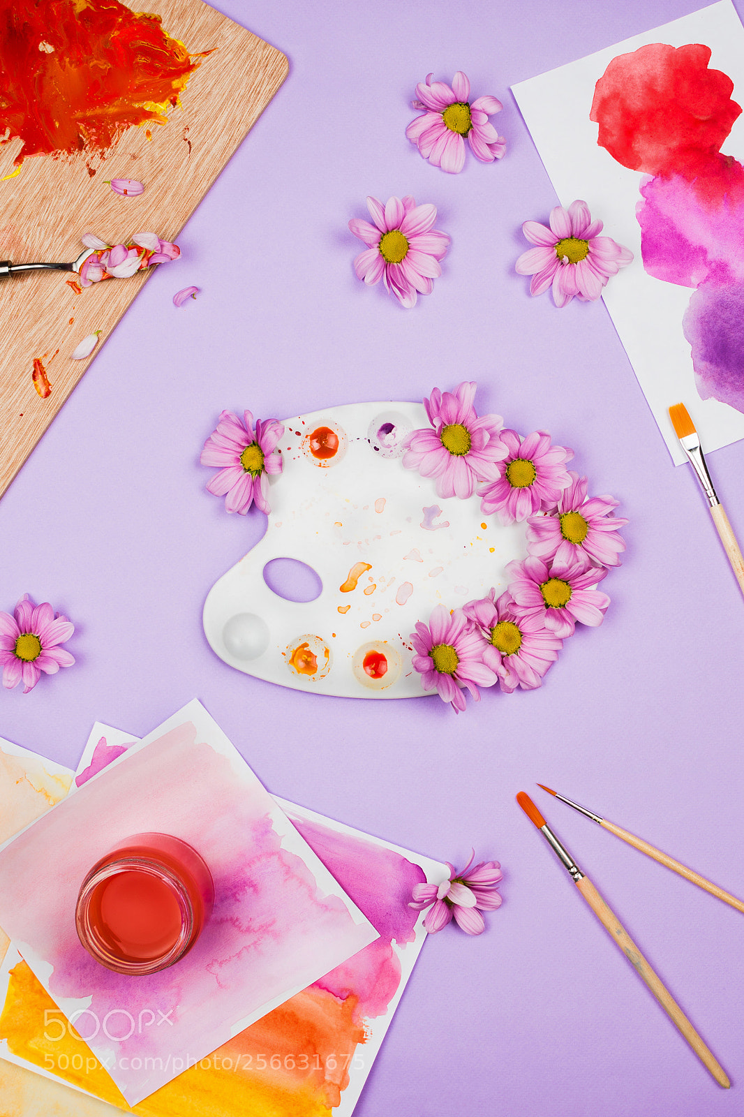 Nikon D610 sample photo. Creative flatlay with art photography