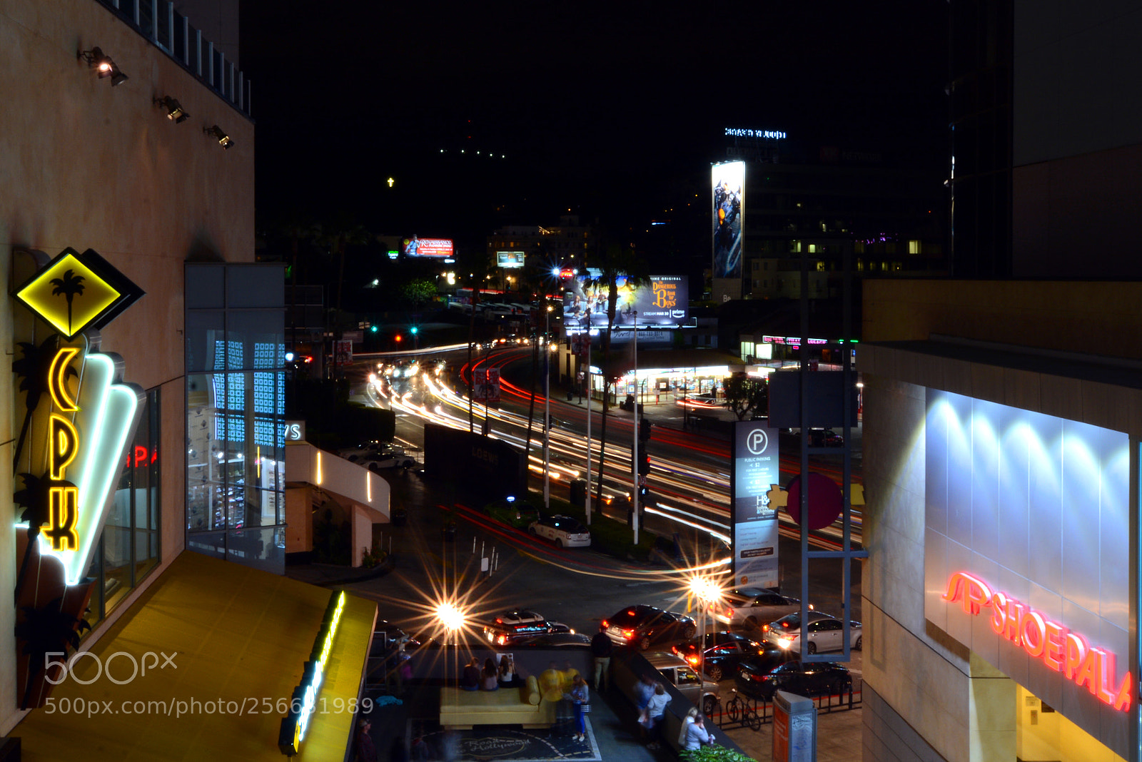 Nikon D7100 sample photo. Hollywood at night photography