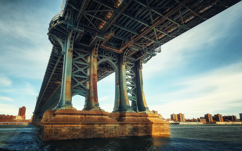 Manhattan Bridge, автор — Dirk Seifert на 500px.com