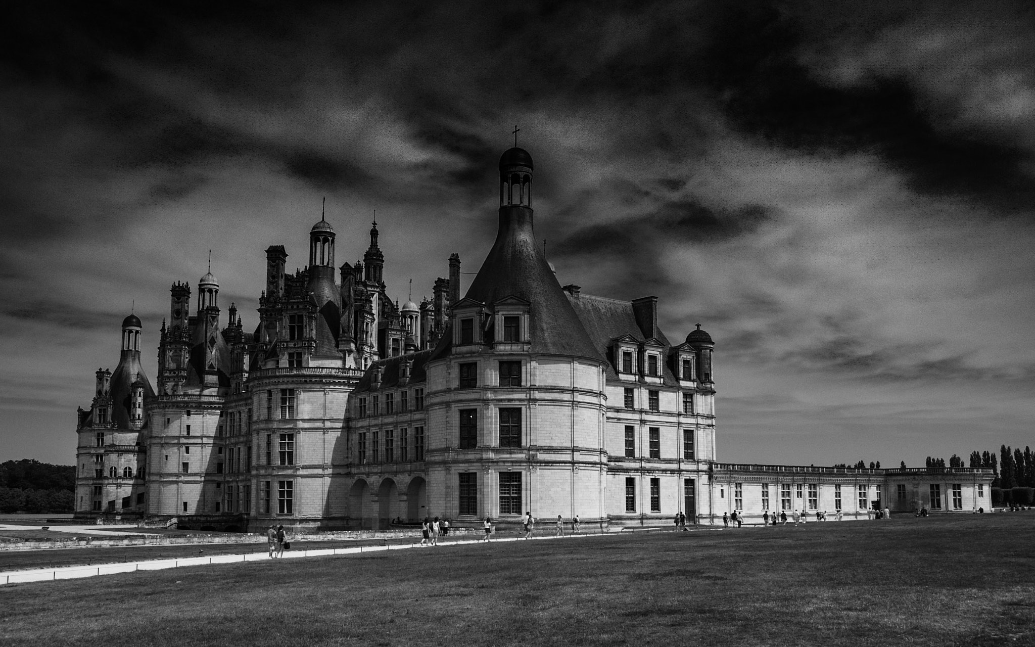 Olympus E-1 sample photo. Chateau chambord photography