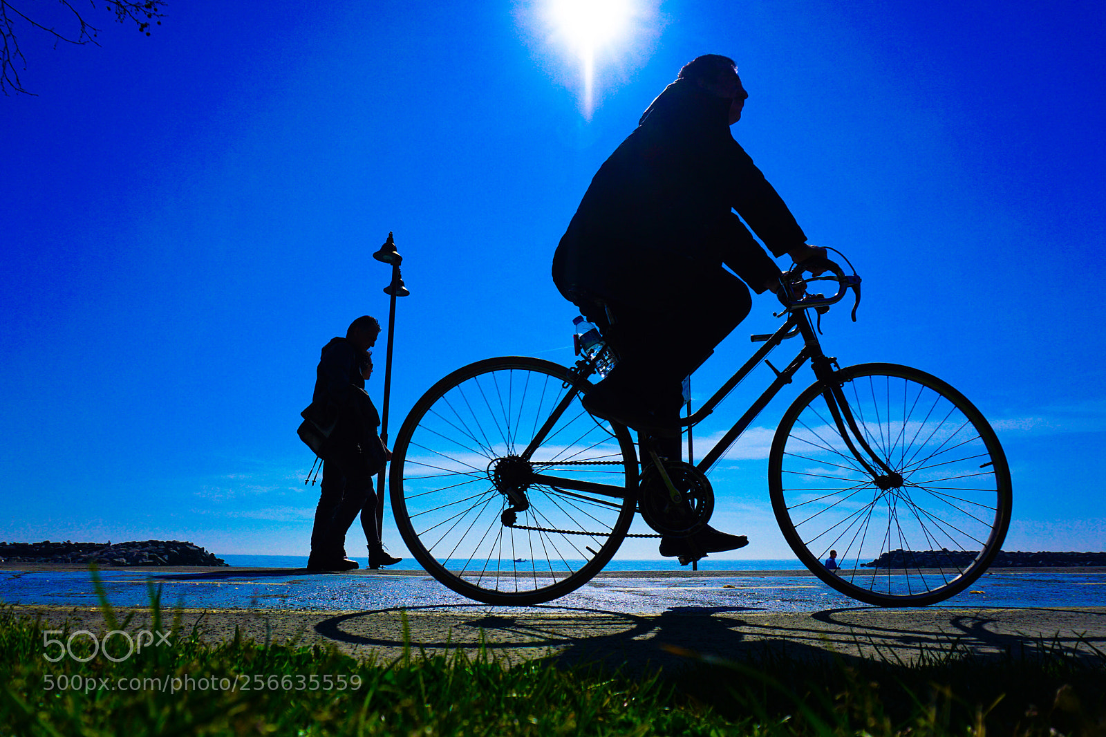Sony a6000 sample photo. Bike in blue photography