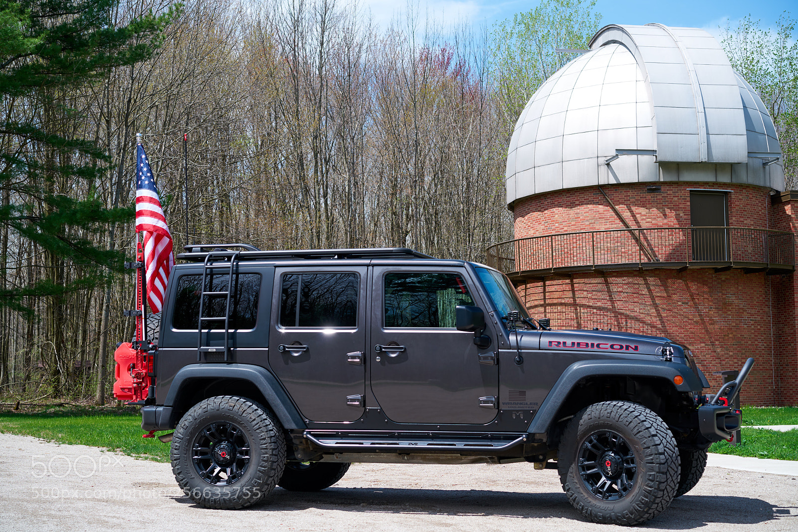 Sony a7R II sample photo. Jeep u s flag photography