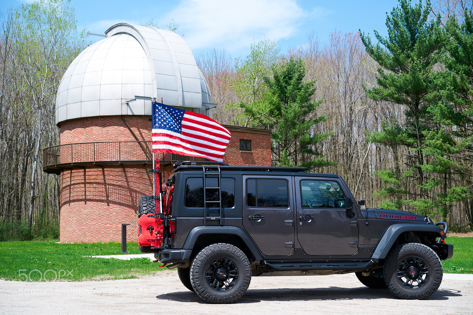 Sony a7R II sample photo. Jeep u s flag photography