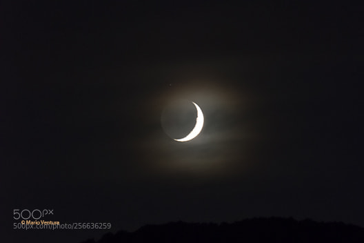 Nikon D800 sample photo. Moon photography