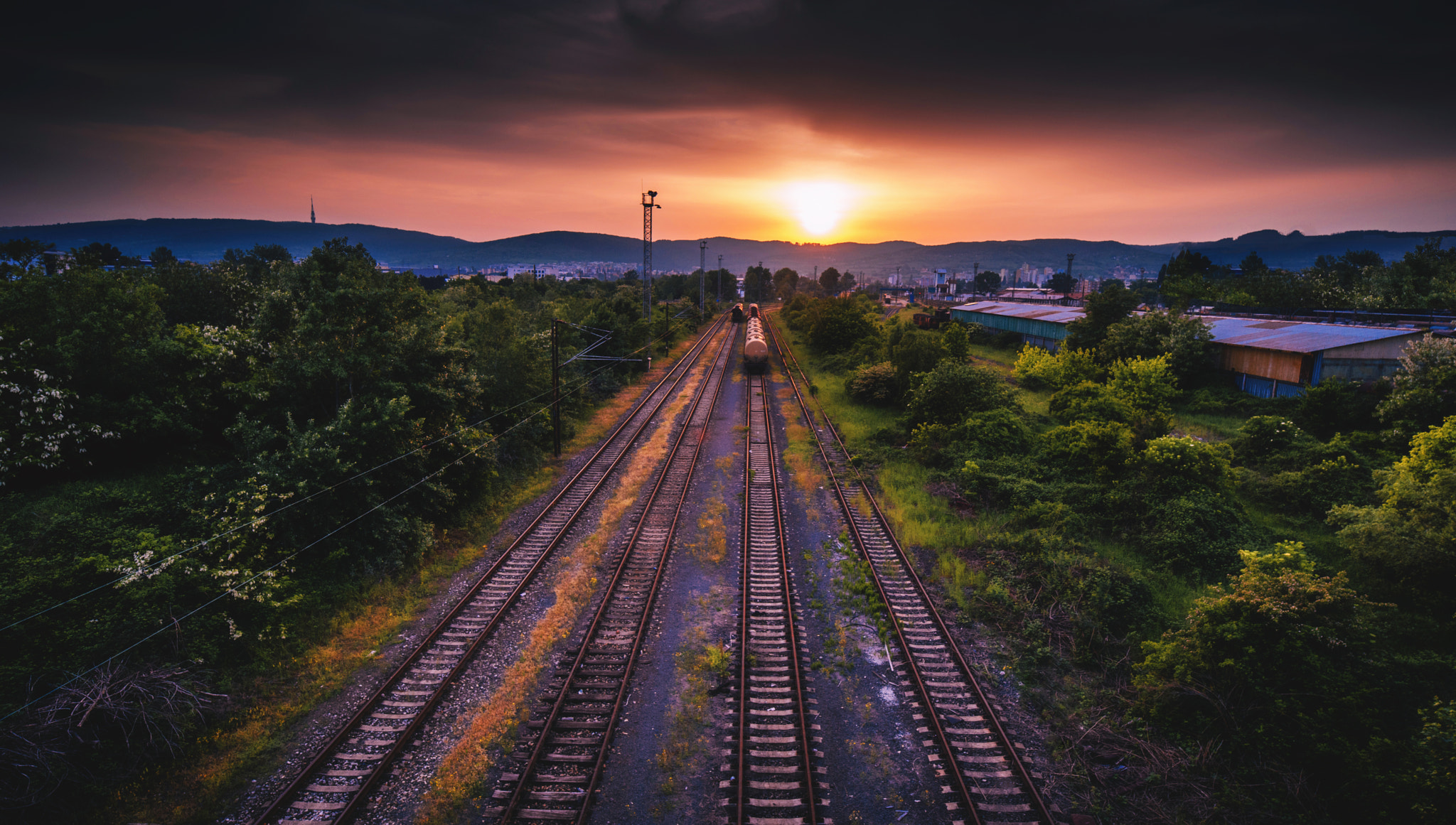 Pentax K-1 Mark II sample photo. Abandoned railway photography