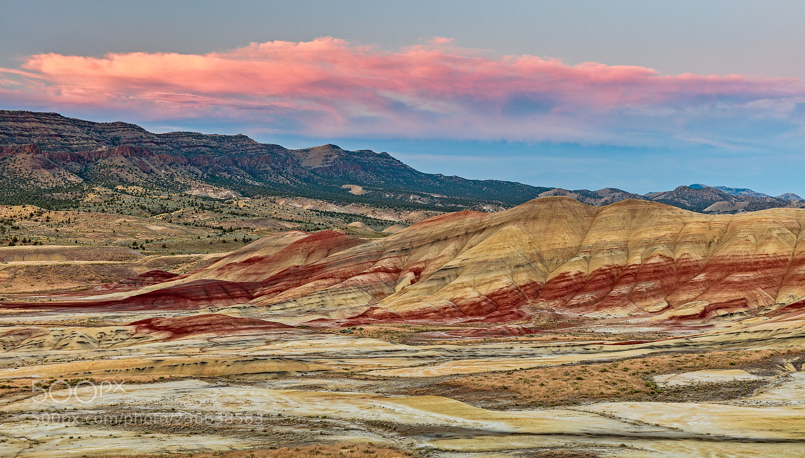 Canon EOS 5DS R sample photo. Painted hills sunset photography