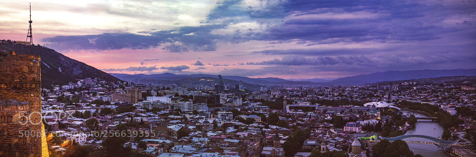 Canon EOS 750D (EOS Rebel T6i / EOS Kiss X8i) sample photo. Tbilisi panorama photography