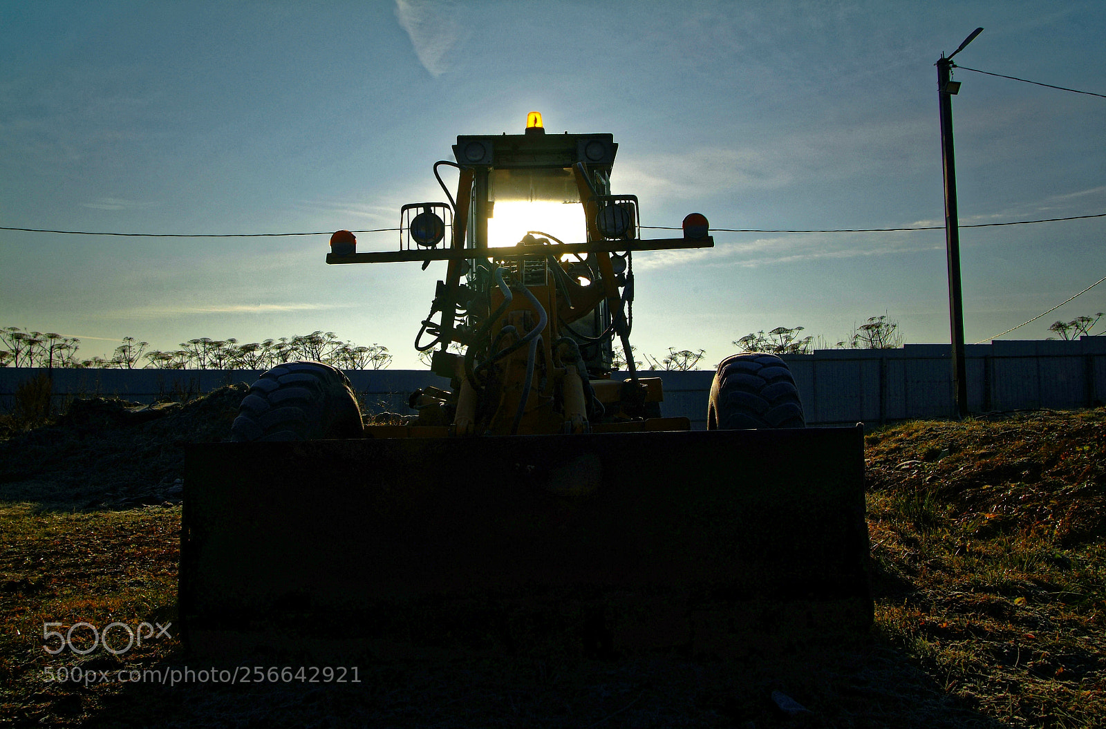 Fujifilm FinePix S3 Pro sample photo. Tractor in the countryside photography