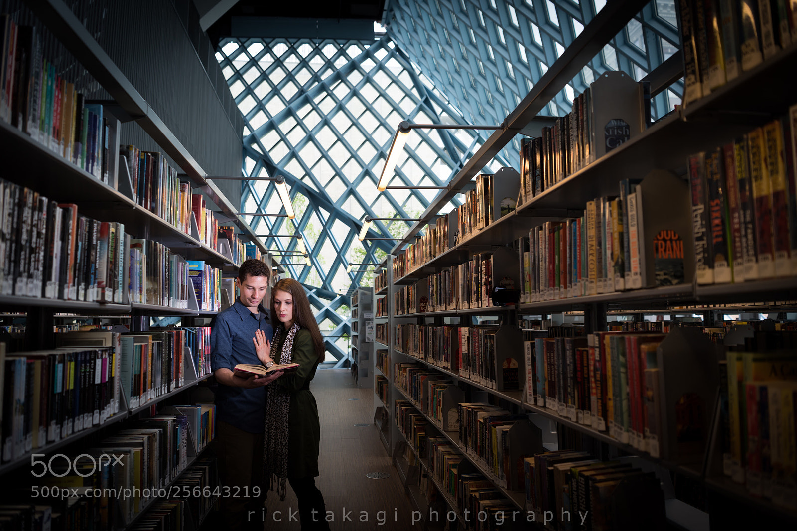 Nikon D5 sample photo. Love in the library photography