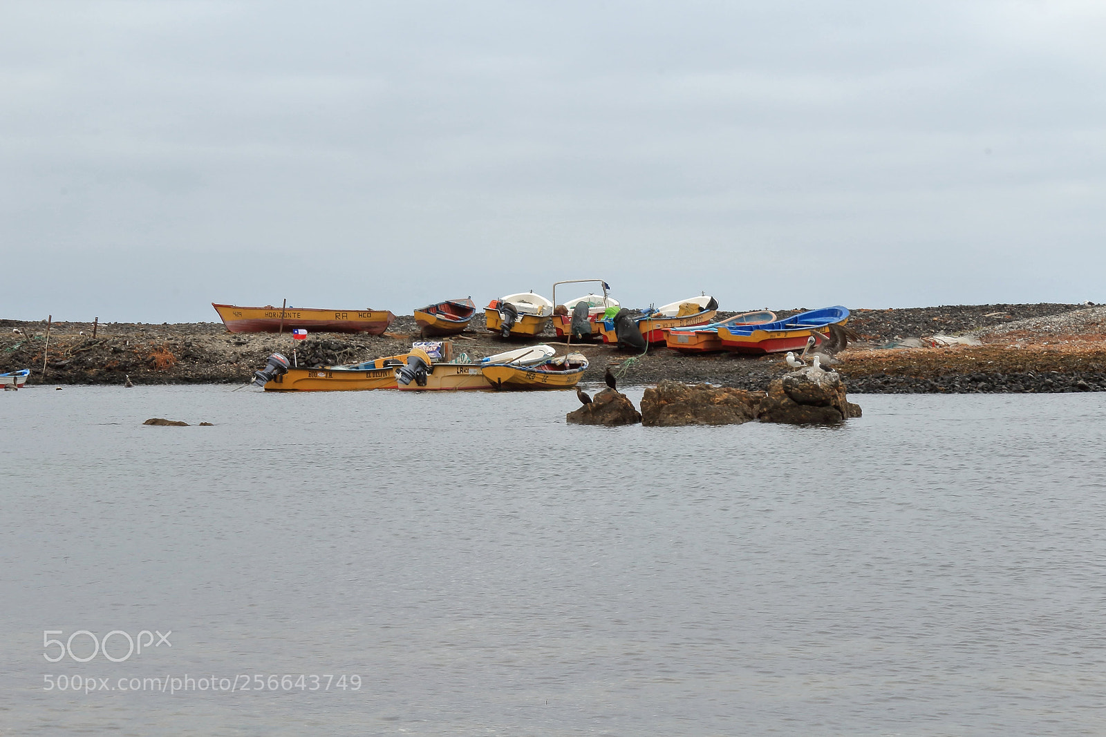 Canon EOS 1200D (EOS Rebel T5 / EOS Kiss X70 / EOS Hi) sample photo. Botes en el horizonte photography
