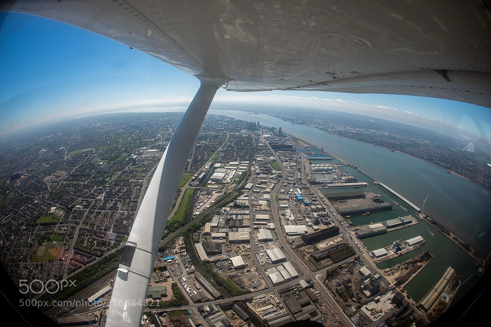 Nikon D4 sample photo. Flying above liverpool photography