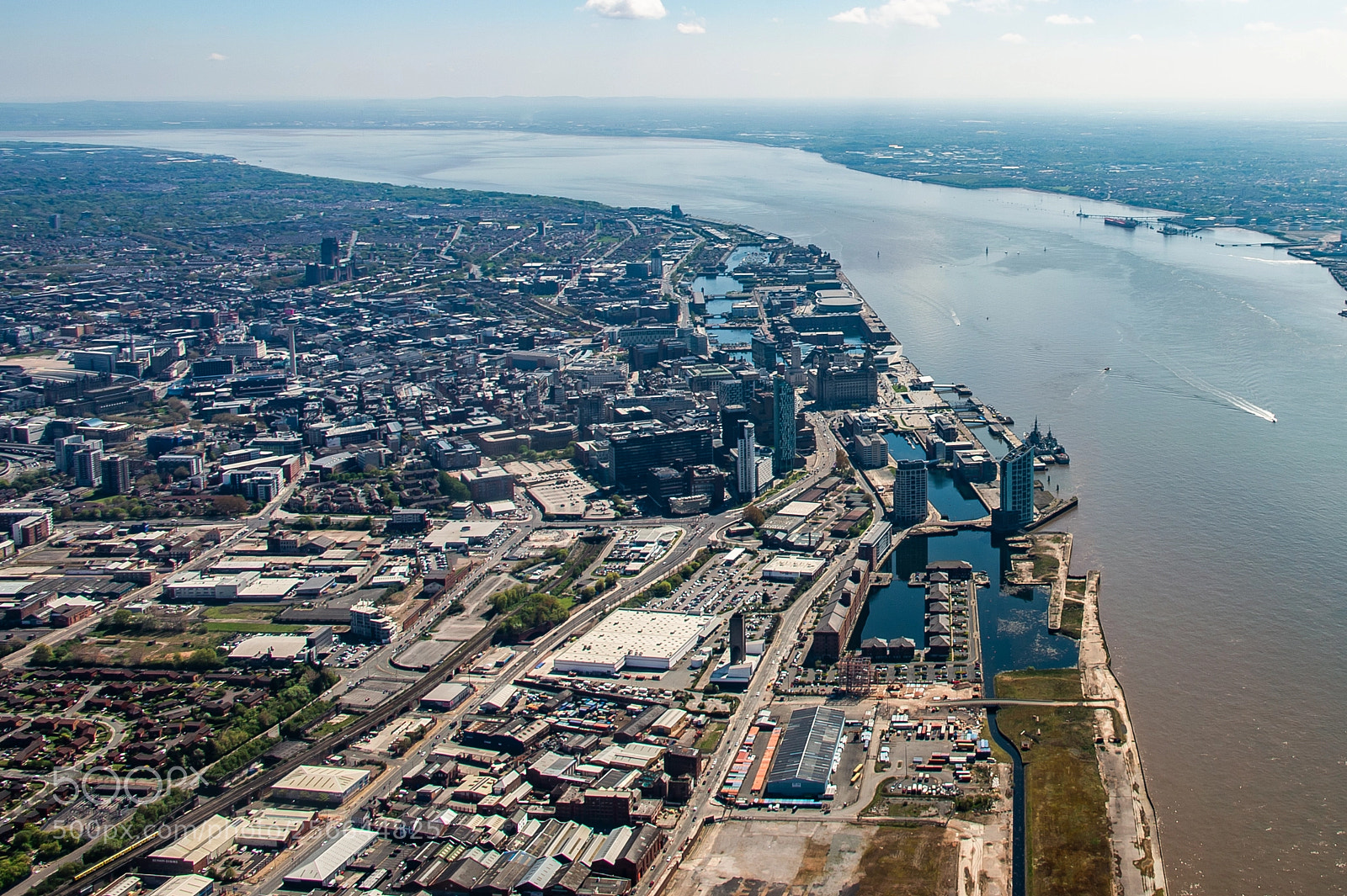 Nikon D4 sample photo. Flying above liverpool photography
