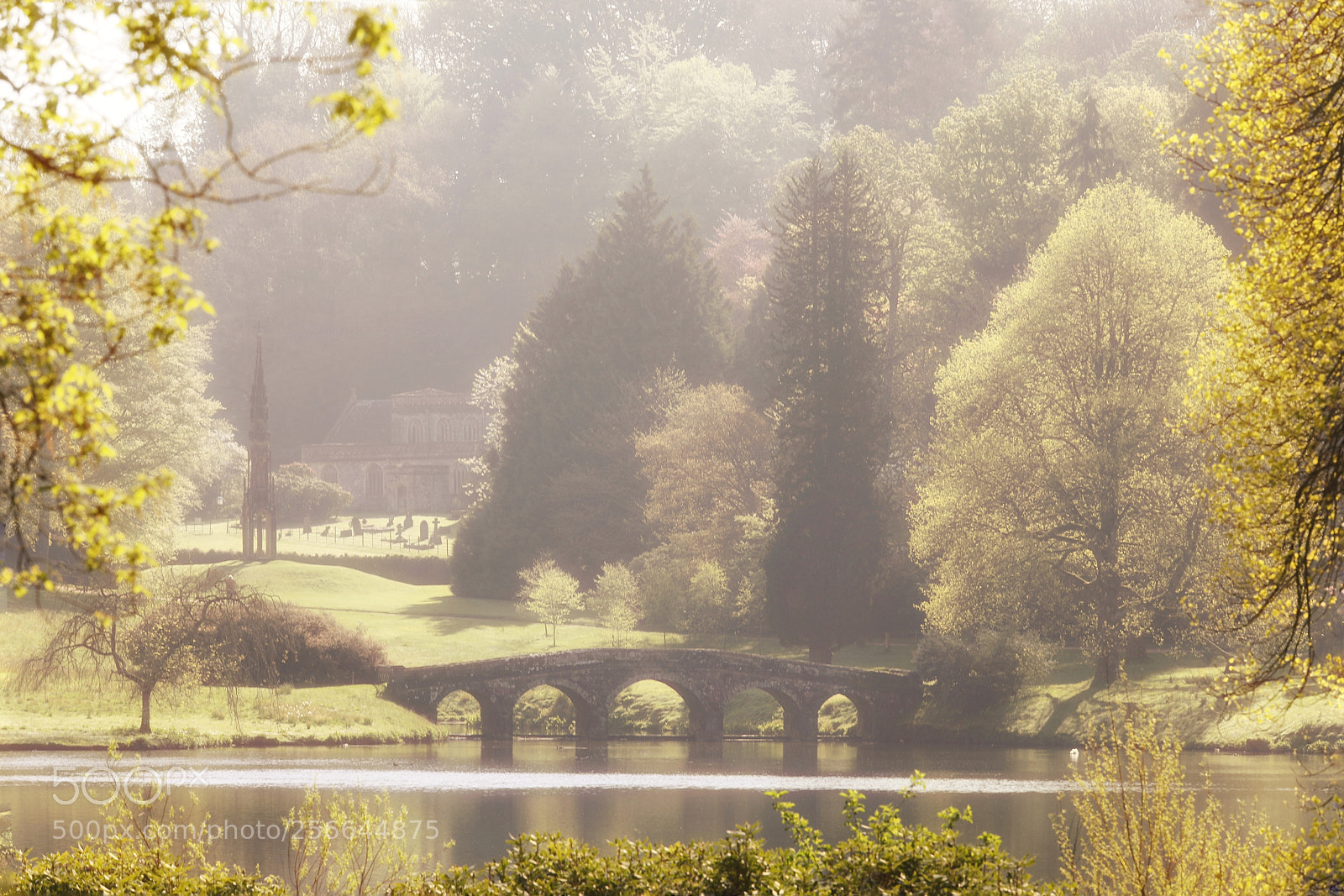 Canon EOS 5D Mark IV sample photo. Morning light at stourhead photography