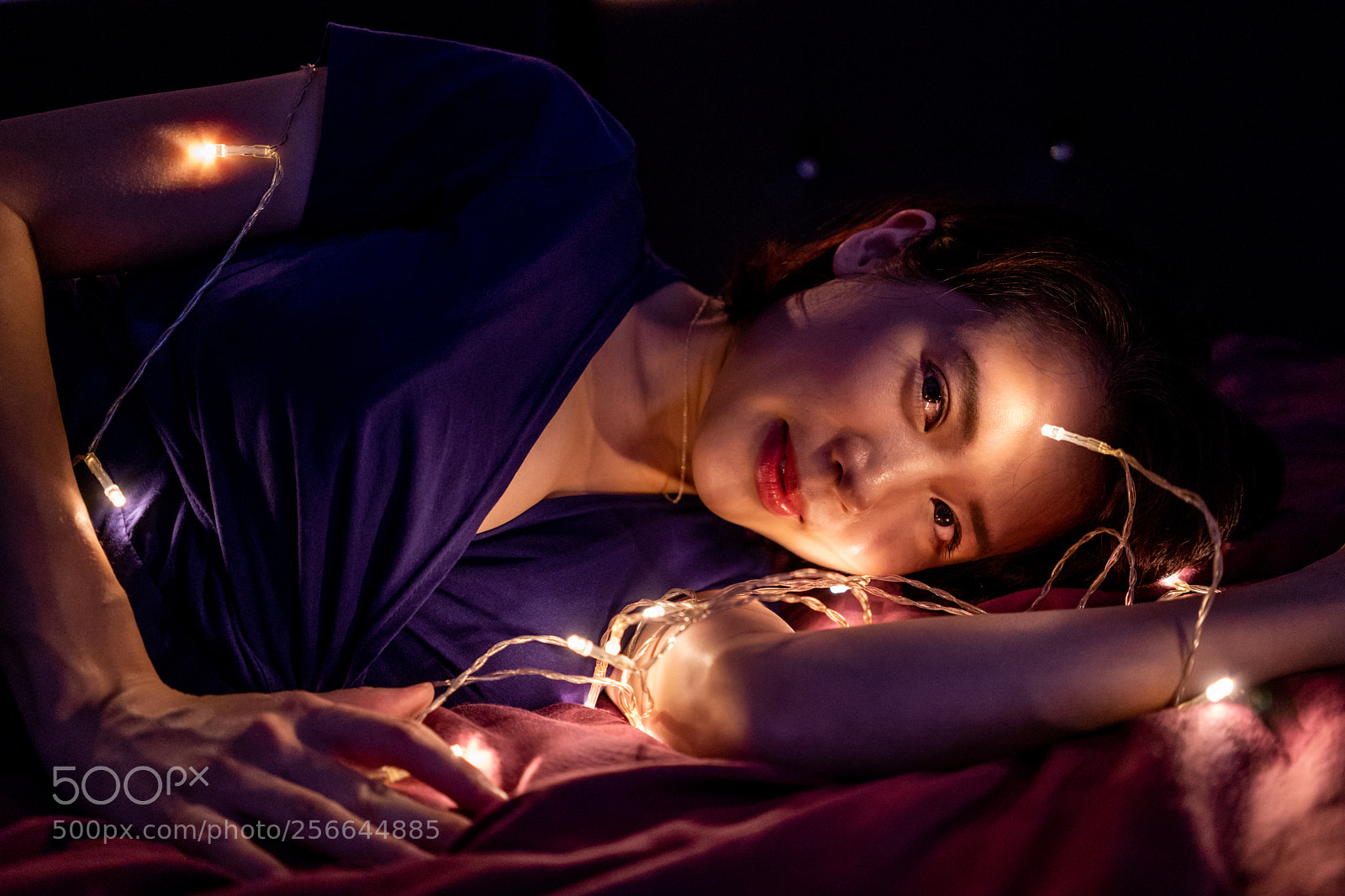 Sony a7 III sample photo. Fairy light up photography