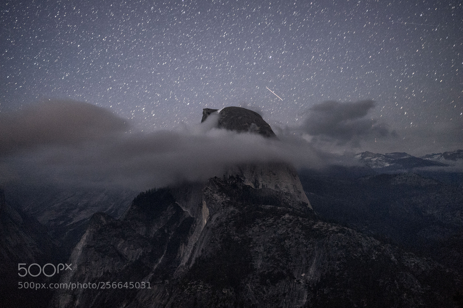 Sony a7 sample photo. Clouded half dome photography