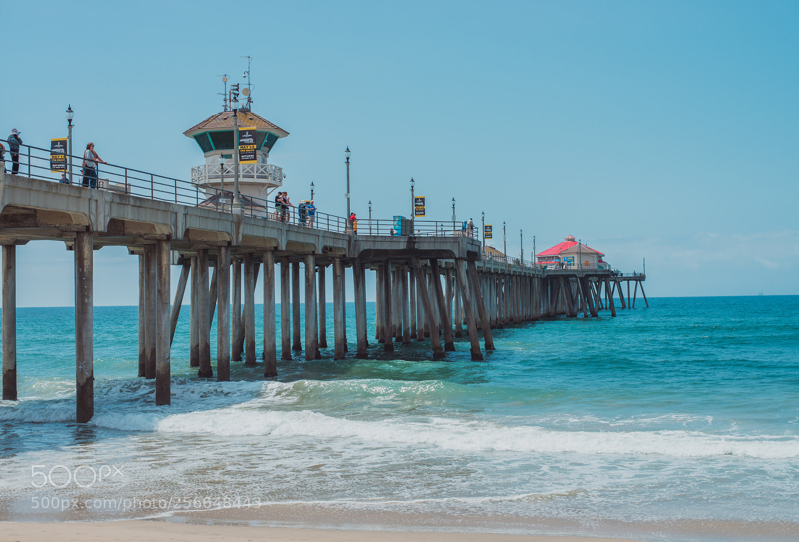 Nikon D600 sample photo. Huntington beach pier photography
