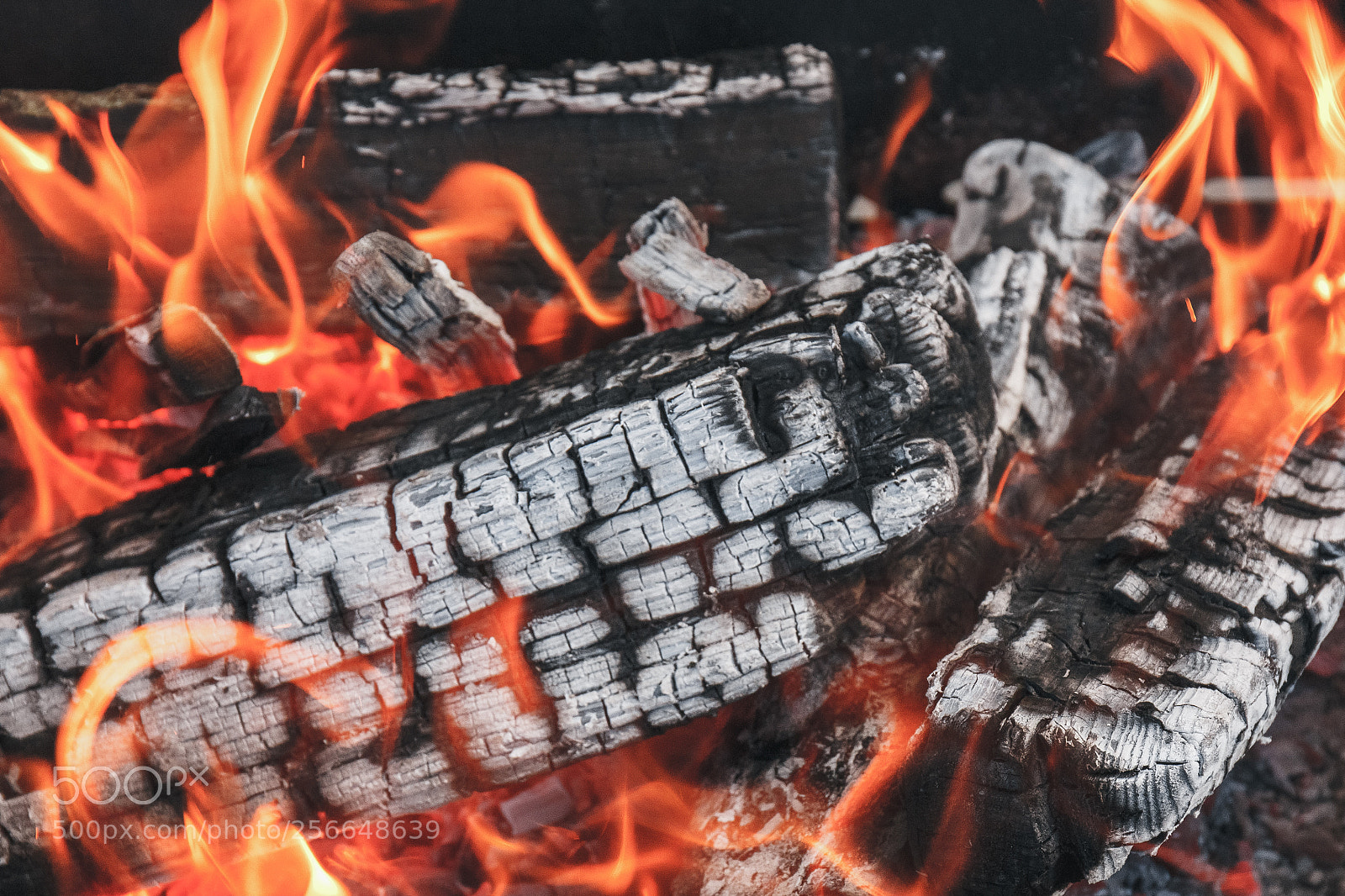 Canon EOS 60D sample photo. Hot coals from firewood photography