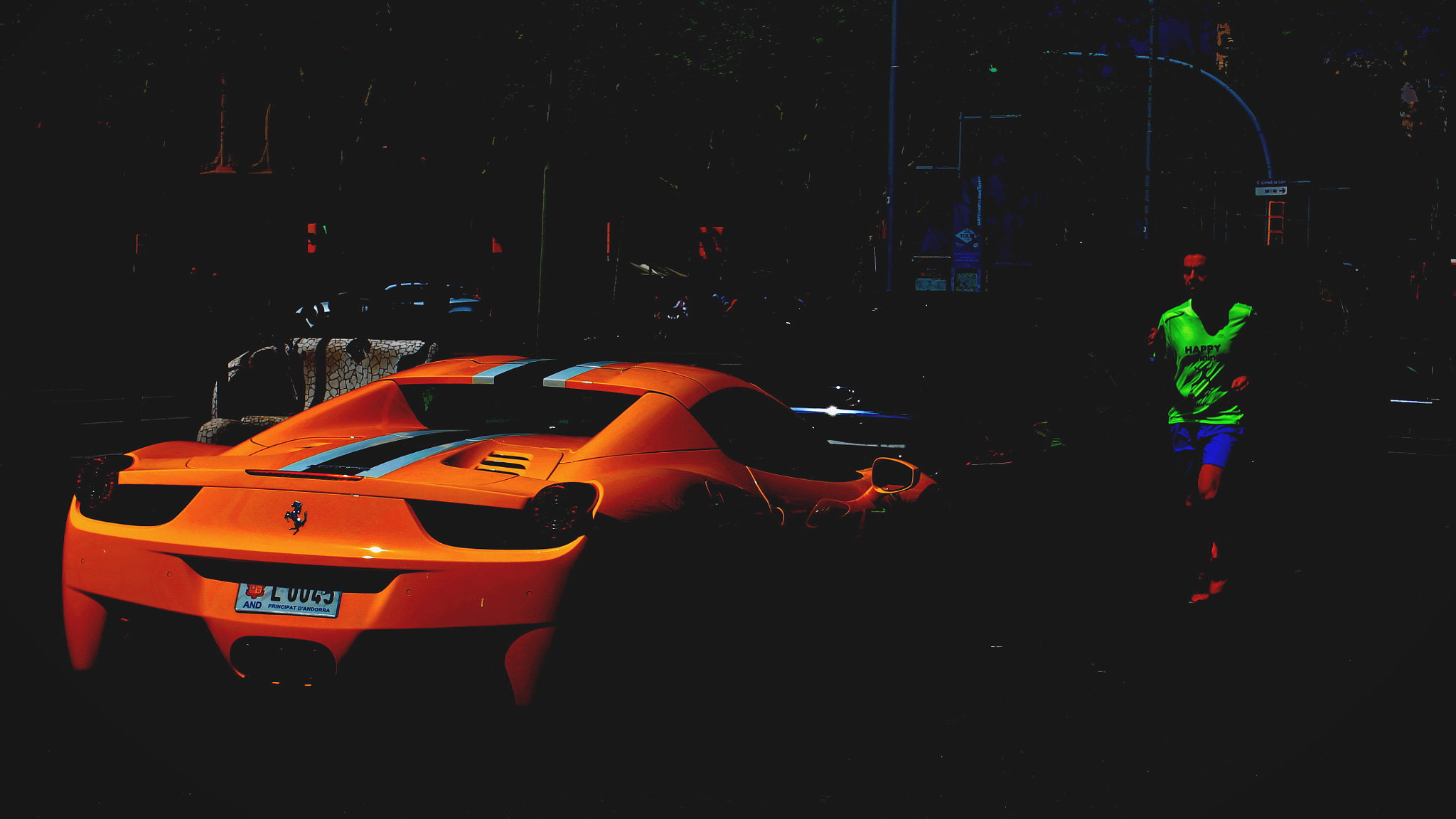 Canon EOS sample photo. Traffic light (red-yellow-green) photography