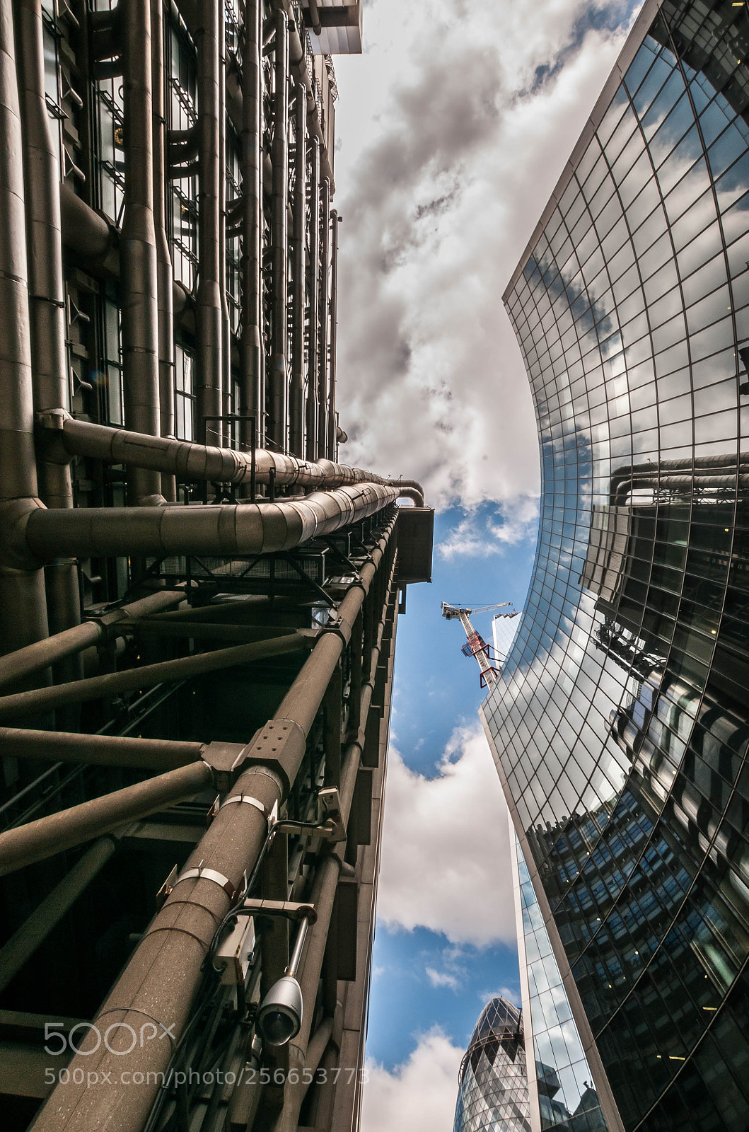 Nikon D300 sample photo. Lloyds building, london photography