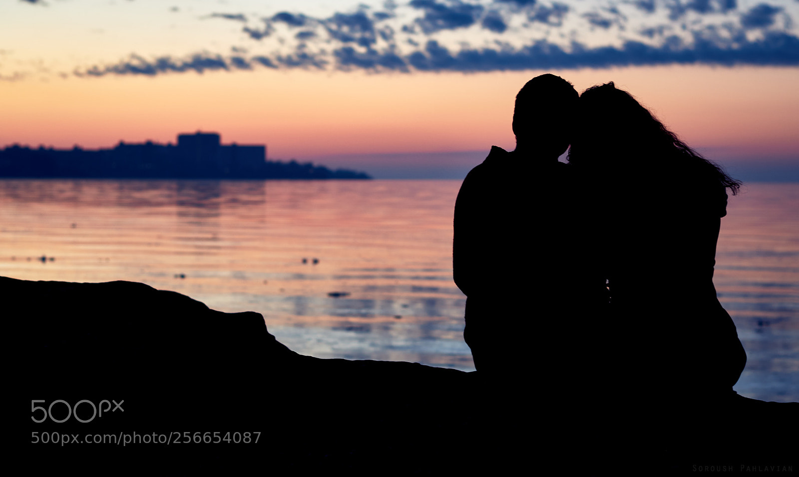Nikon D5500 sample photo. Silhouette of love photography