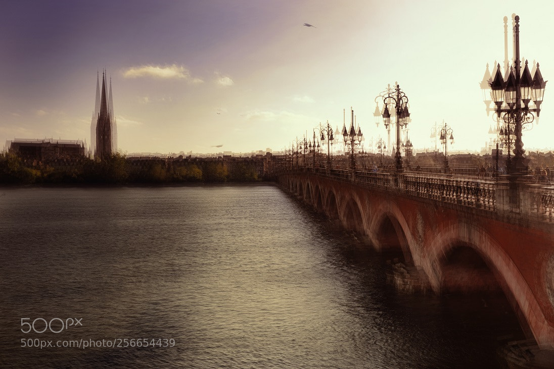 Fujifilm X-T2 sample photo. Bridge in bordeaux photography