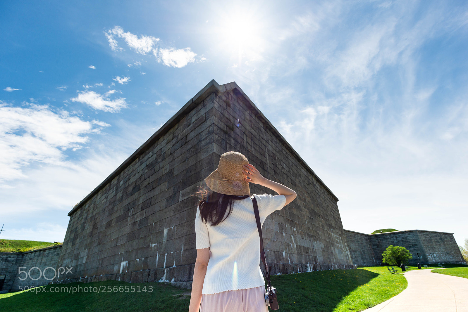 Nikon D800 sample photo. Castle island fort photography