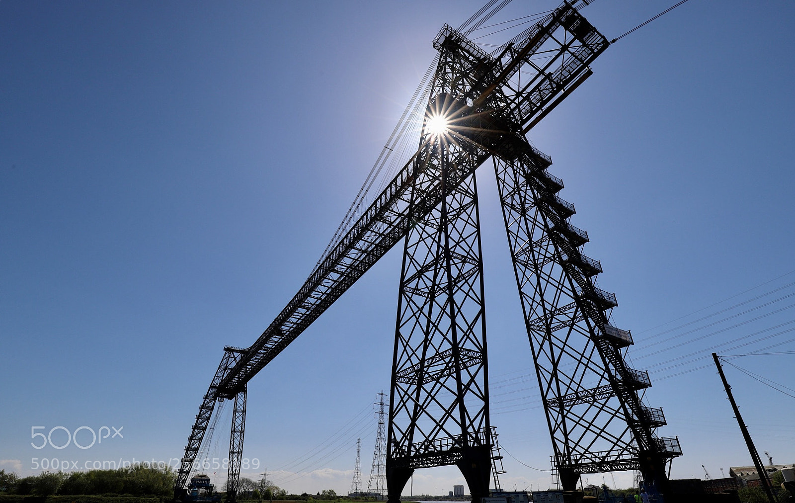 Canon EOS 6D Mark II sample photo. A shining transporter bridge  photography