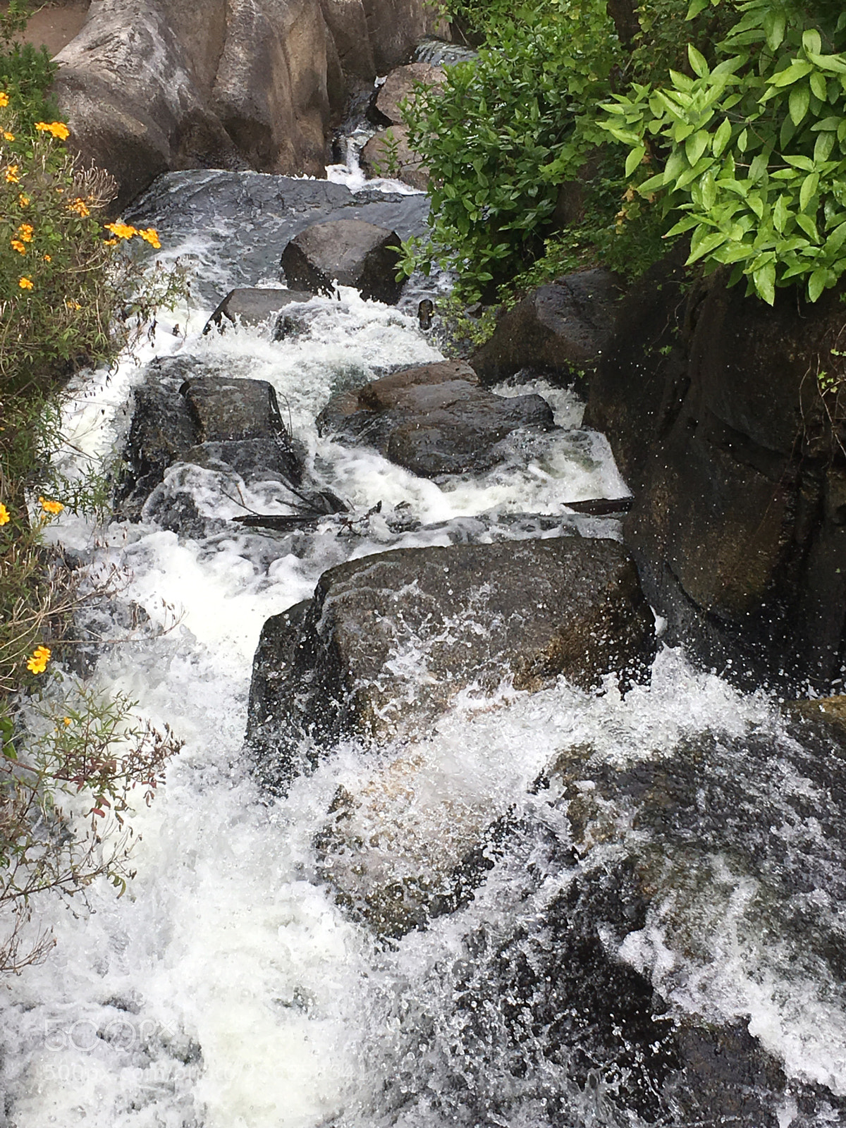 Apple iPhone SE sample photo. Waterfall photography