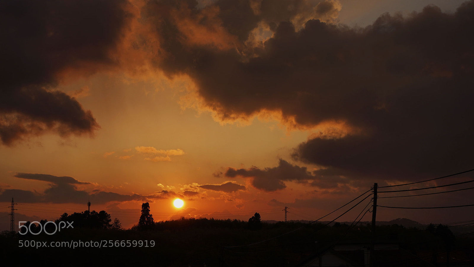 Sony a7 II sample photo. Storm by the sunset photography