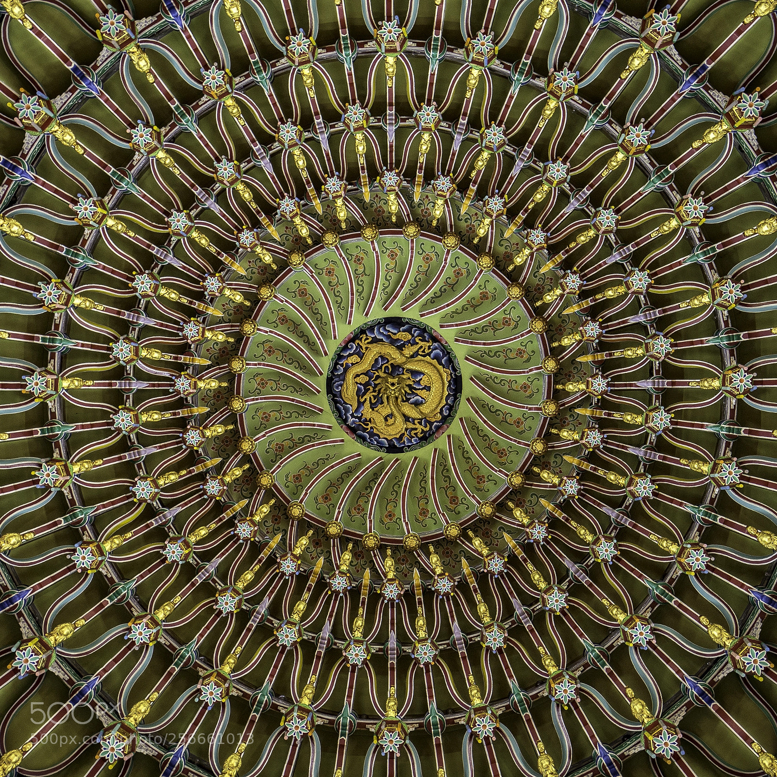 Canon EOS 6D sample photo. Thean hou temple: ceiling photography