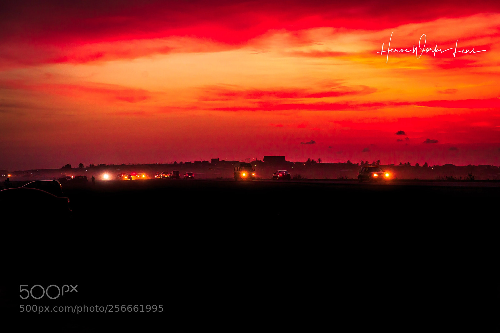 Canon EOS 6D sample photo. Drive in the sunset photography