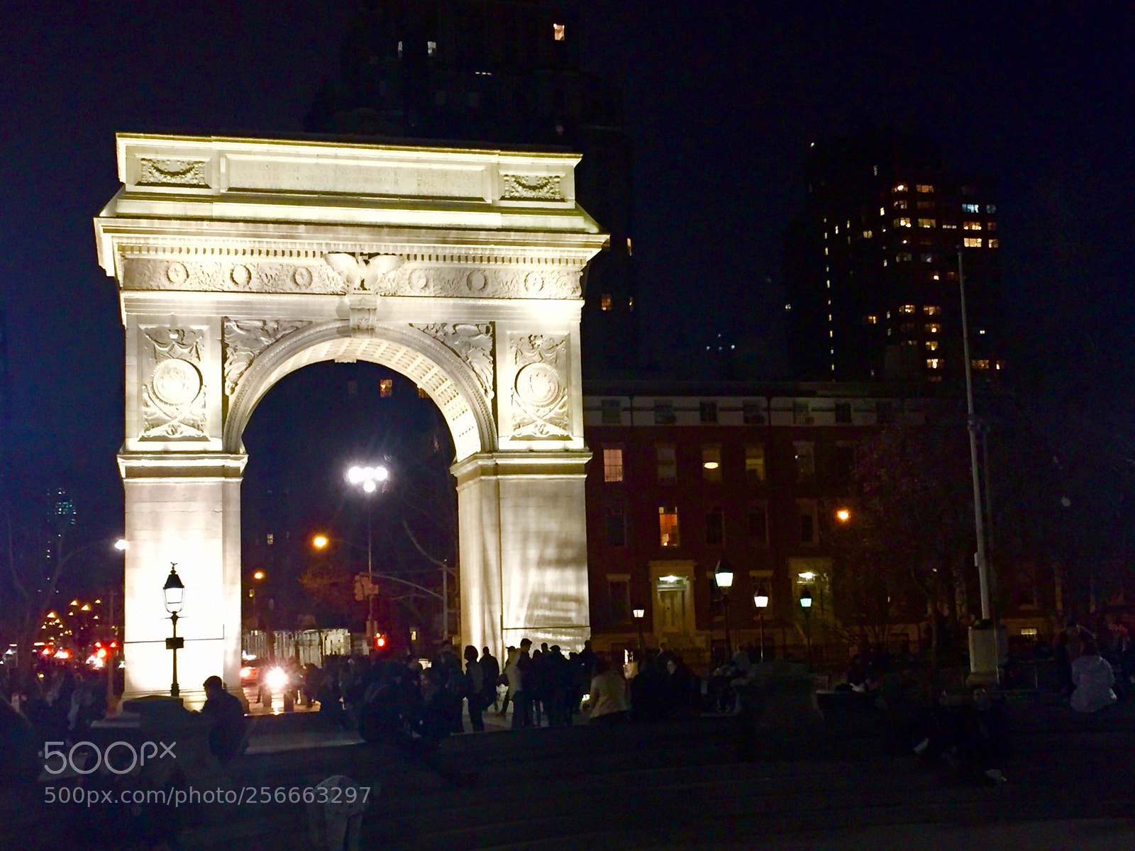 Apple iPhone 6 sample photo. Night falls at washington photography