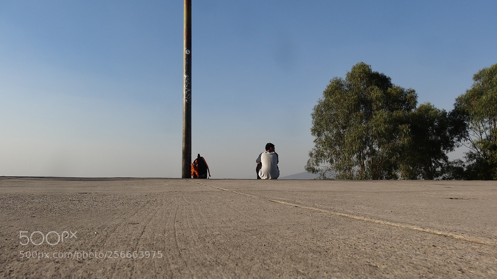 Sony Cyber-shot DSC-HX20V sample photo. Alone photography