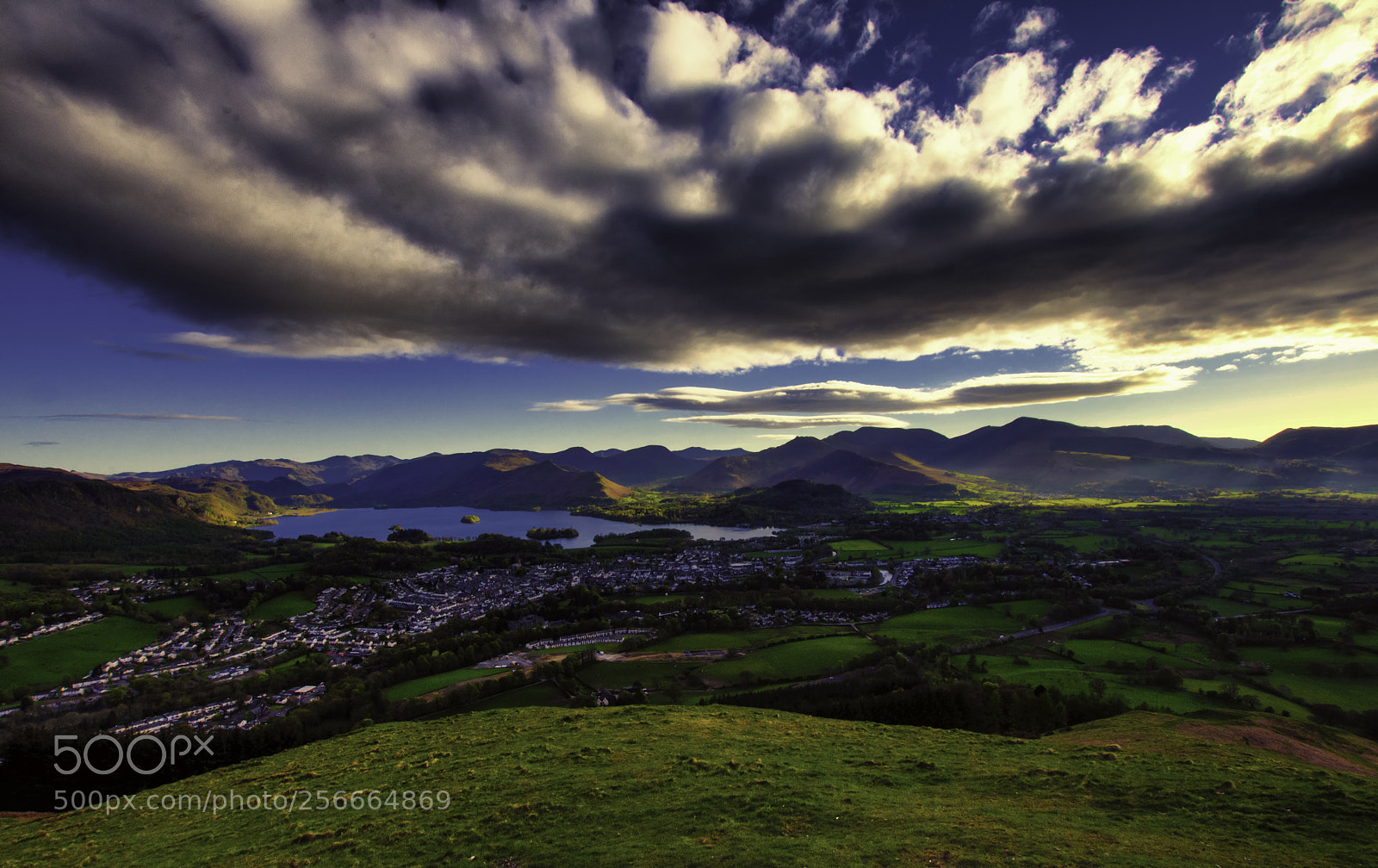 Nikon D7200 sample photo. Keswick from latrigg fell photography