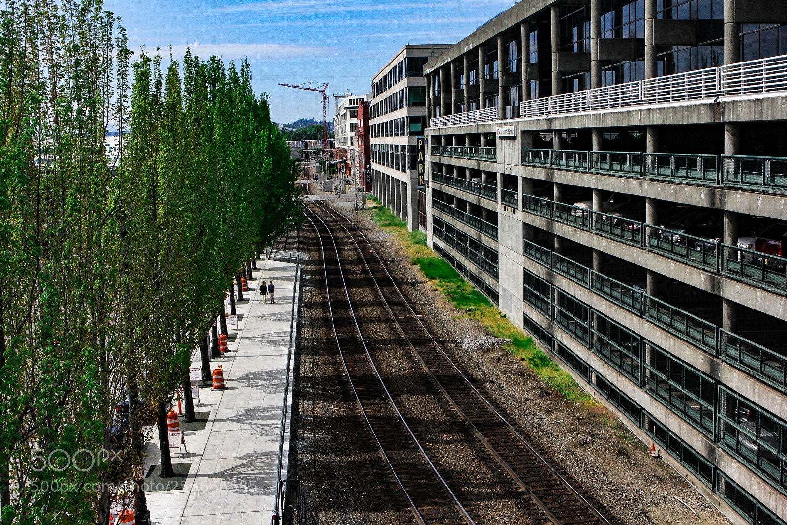Canon EOS 60D sample photo. Train tracks photography