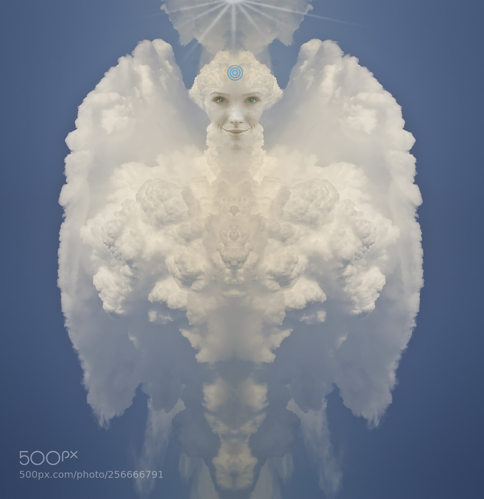 Nikon D3100 sample photo. Cloud angel photography