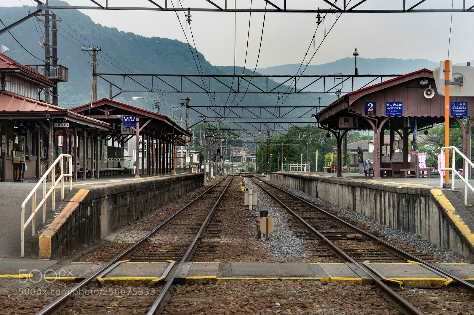 Sony a7 sample photo. Nagatoro station. photography