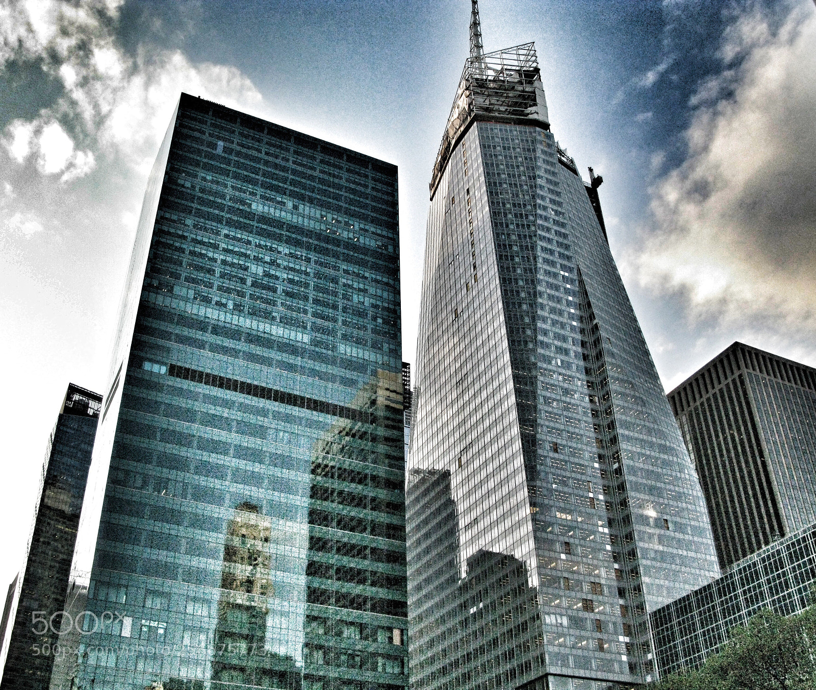 Canon POWERSHOT G9 sample photo. Bank of america tower photography
