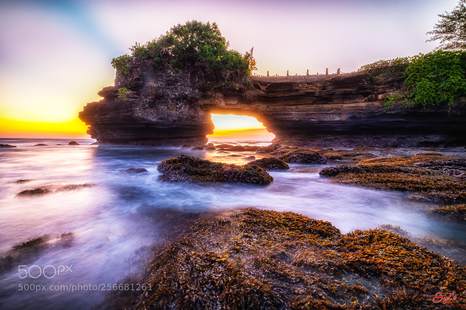 Fujifilm X-T2 sample photo. Tanah lot sunset photography
