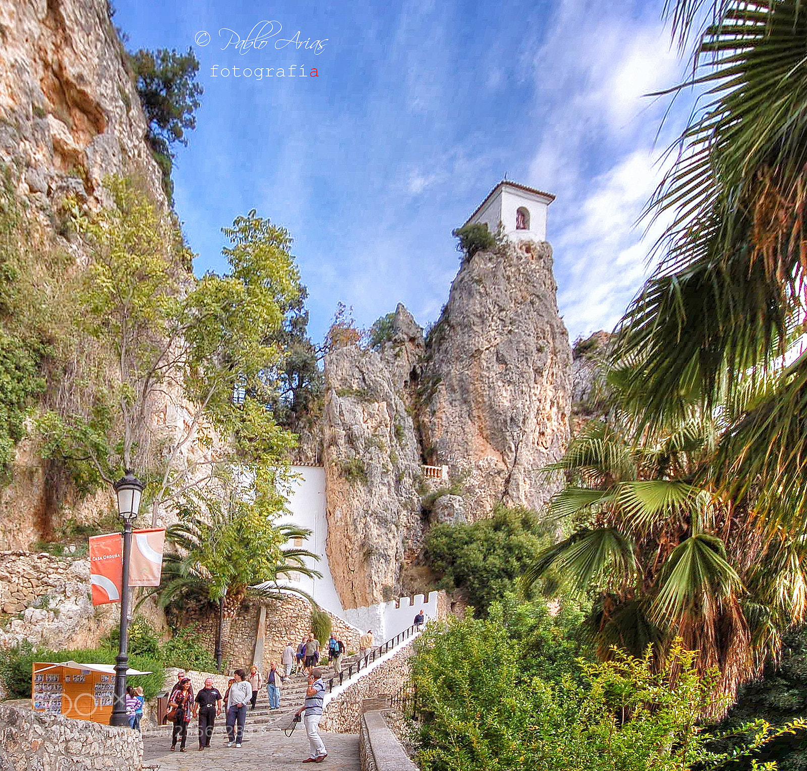 Nikon D50 sample photo. El castell de guadalest photography