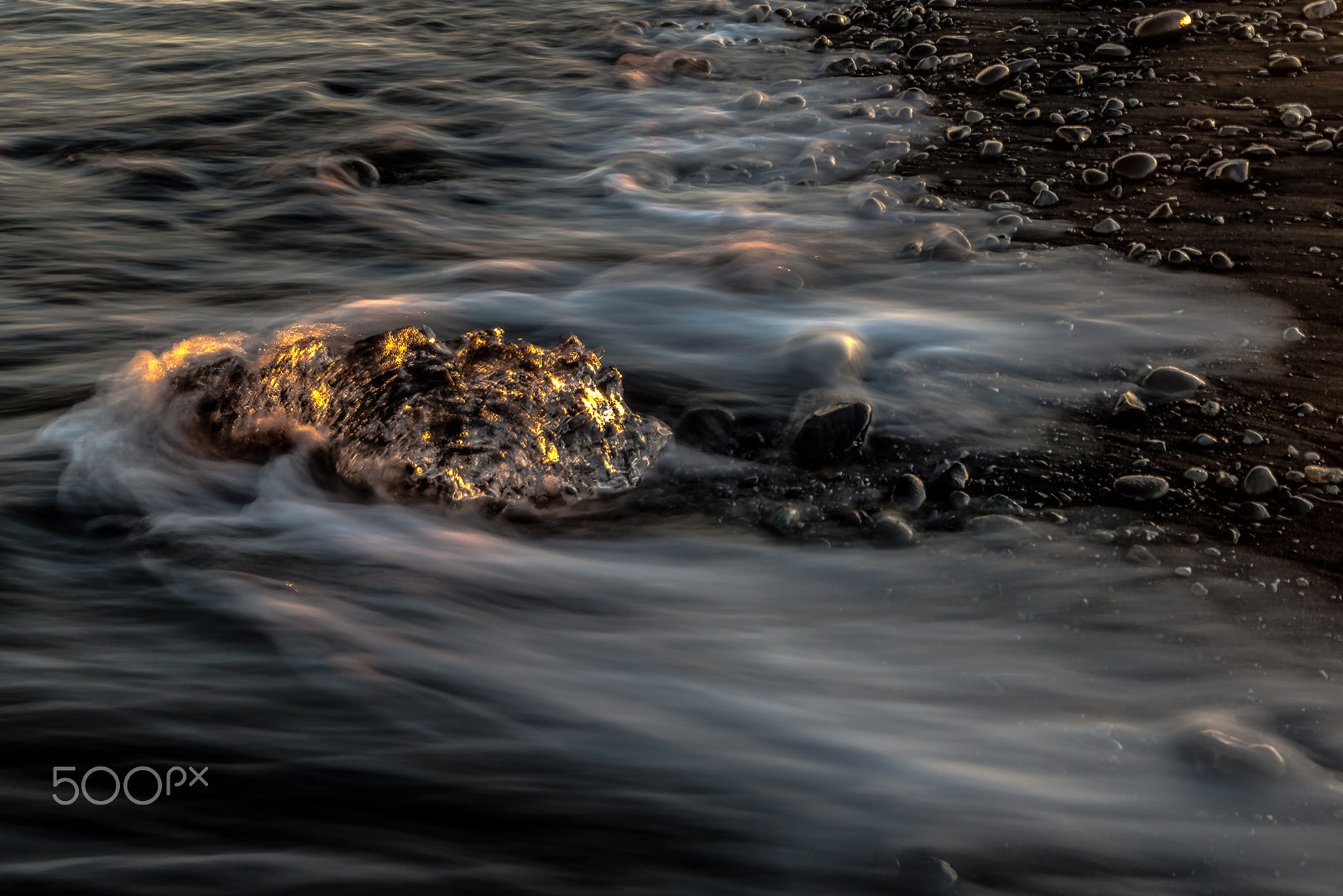Nikon D810A sample photo. Golden currents ii photography