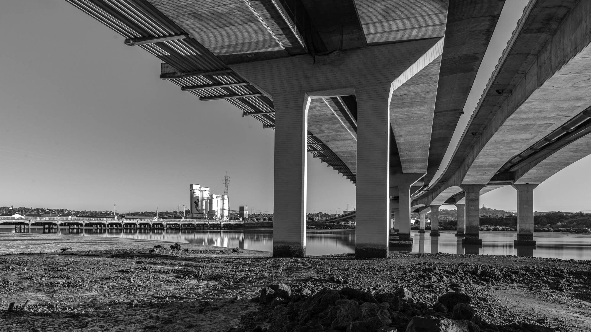 Hasselblad X1D-50c sample photo. Old mangere bridge from under the mangere bridge.  photography